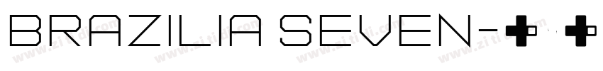 Brazilia Seven字体转换